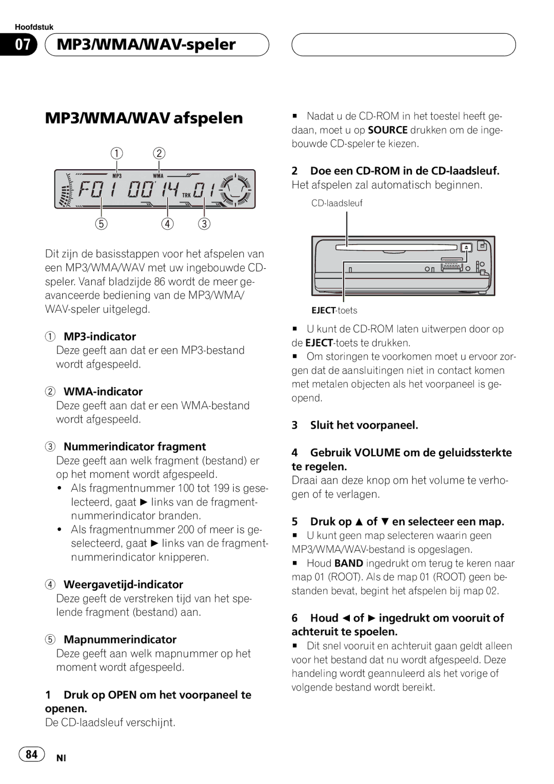 Pioneer P5800MP operation manual 