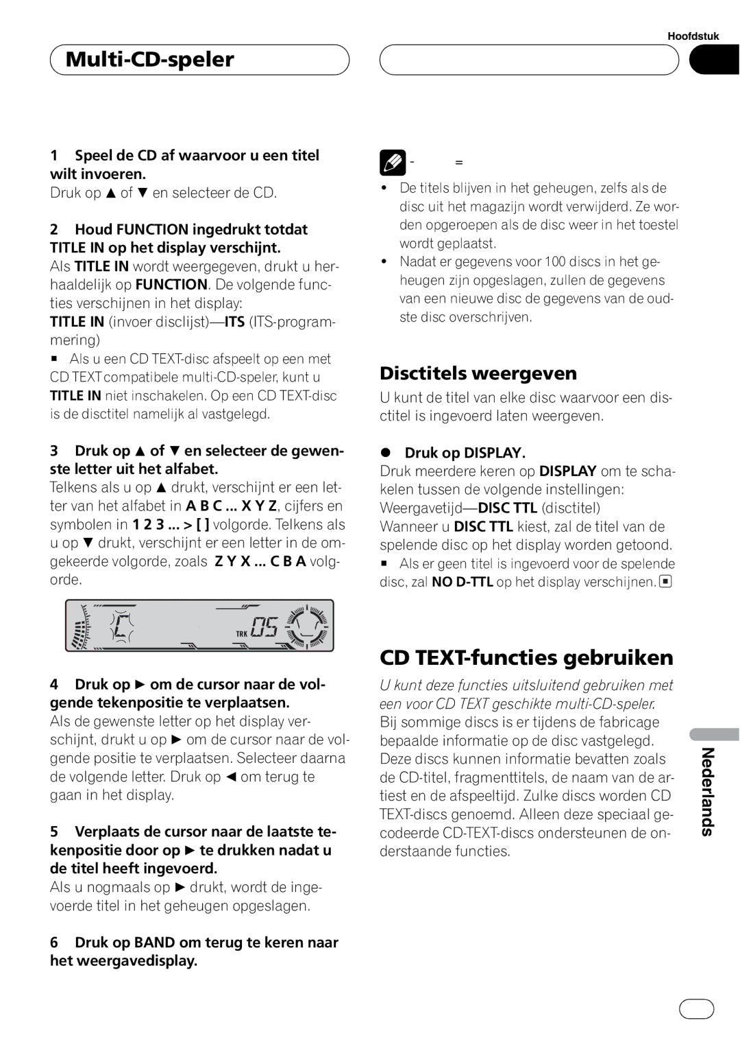 Pioneer P5800MP operation manual 