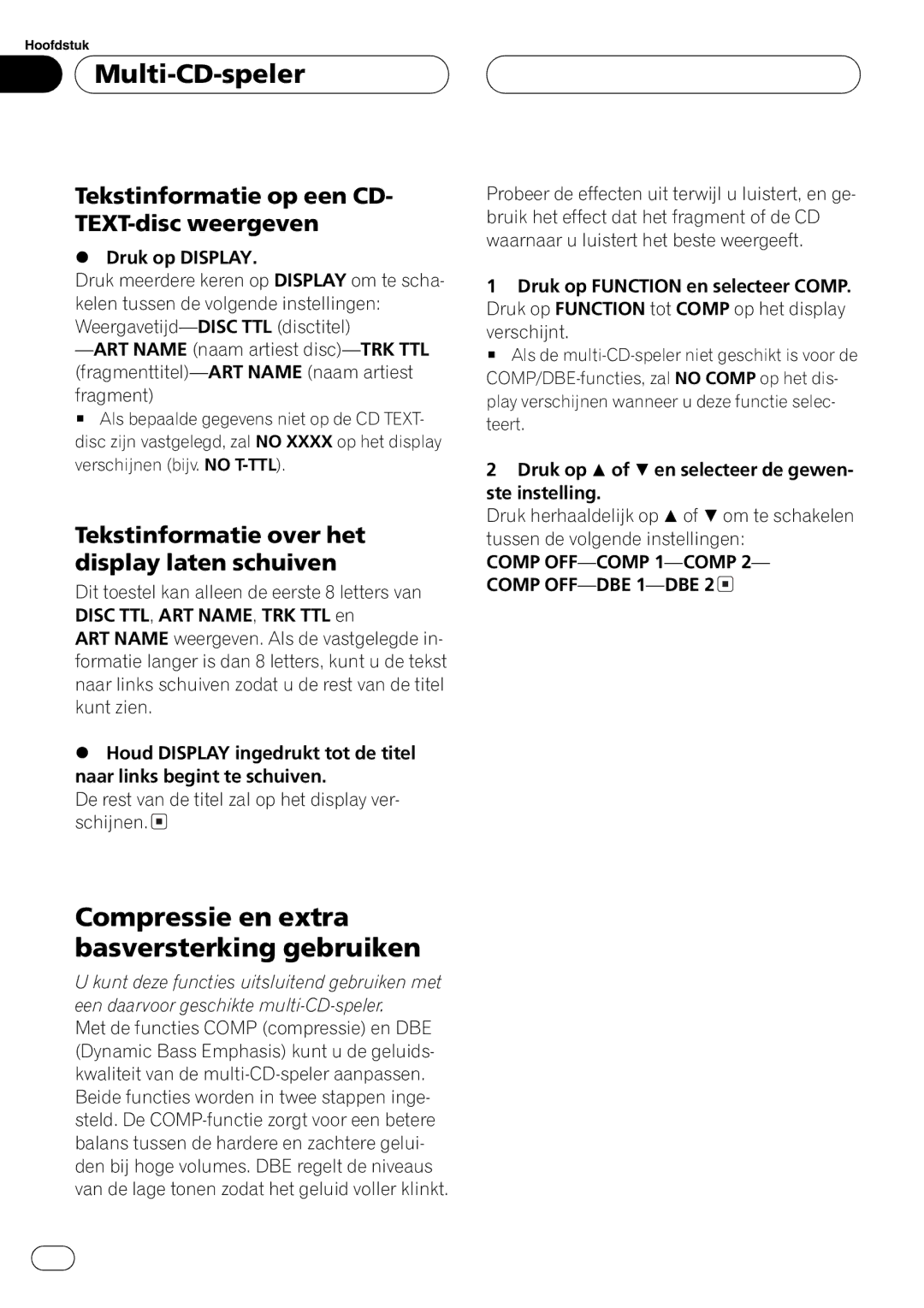 Pioneer P5800MP operation manual 