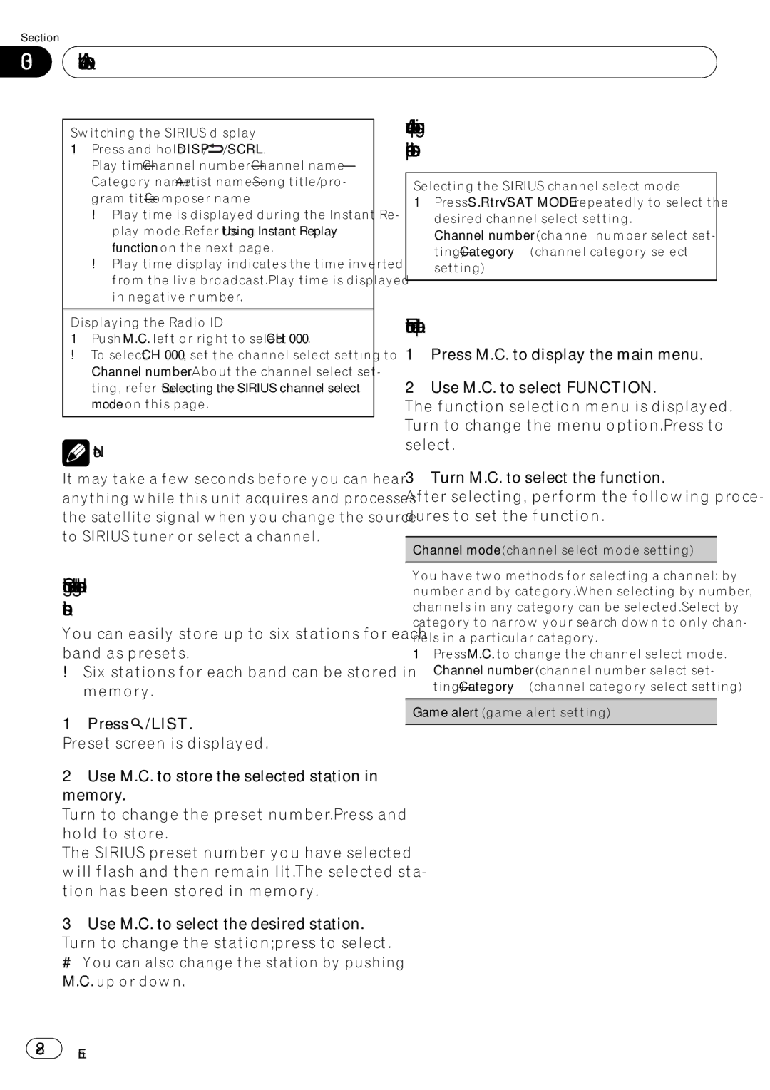 Pioneer P7200HD operation manual Available accessories 