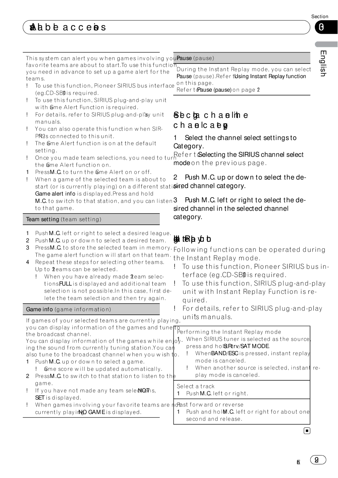 Pioneer P7200HD operation manual Using Instant Replay function 