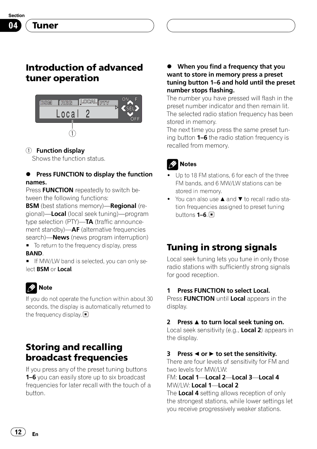 Pioneer P7500MP operation manual 