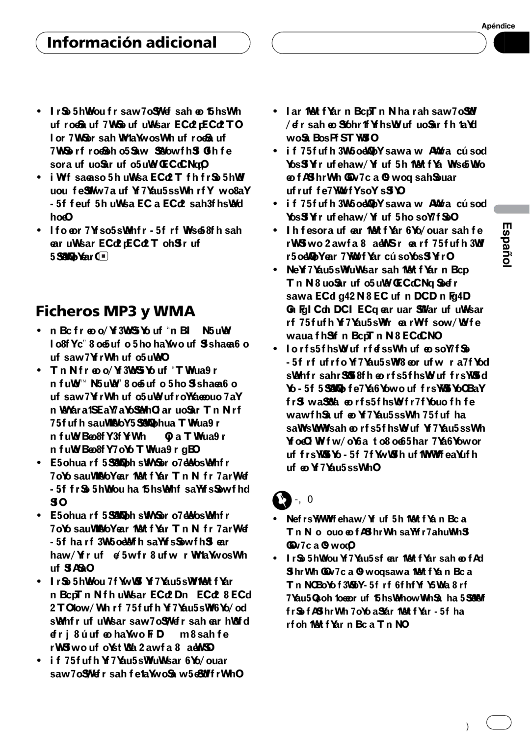 Pioneer P7500MP operation manual 