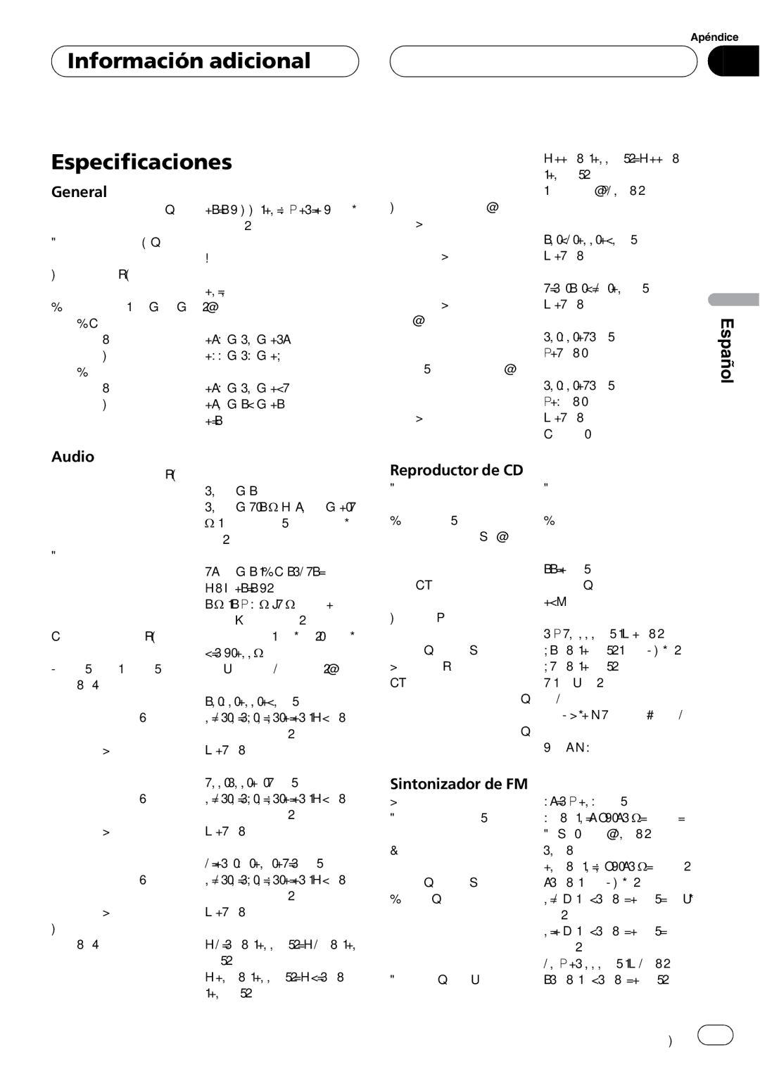 Pioneer P7500MP operation manual 