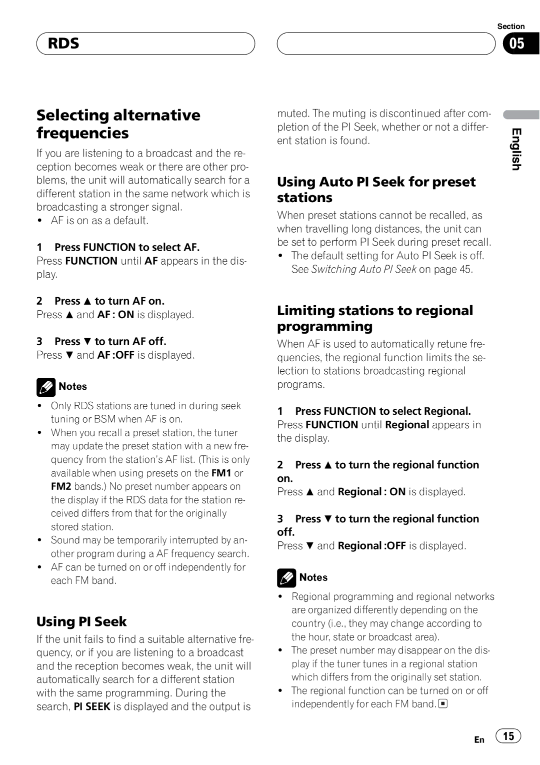 Pioneer P7500MP operation manual 