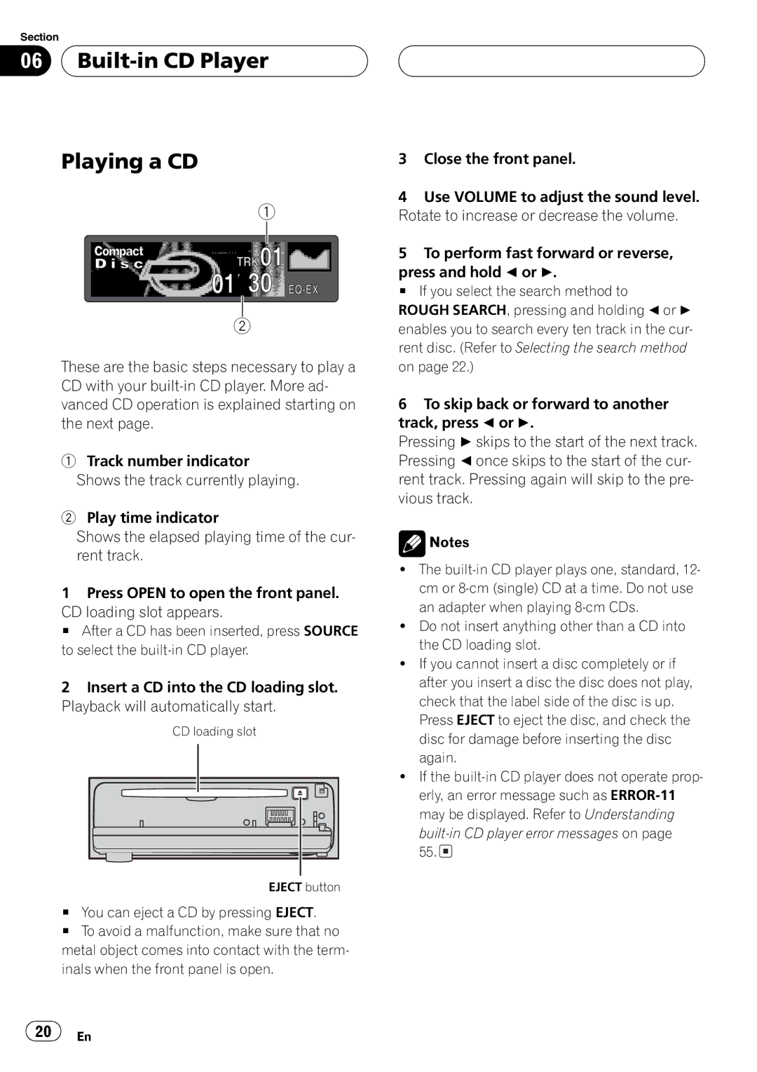 Pioneer P7500MP operation manual 