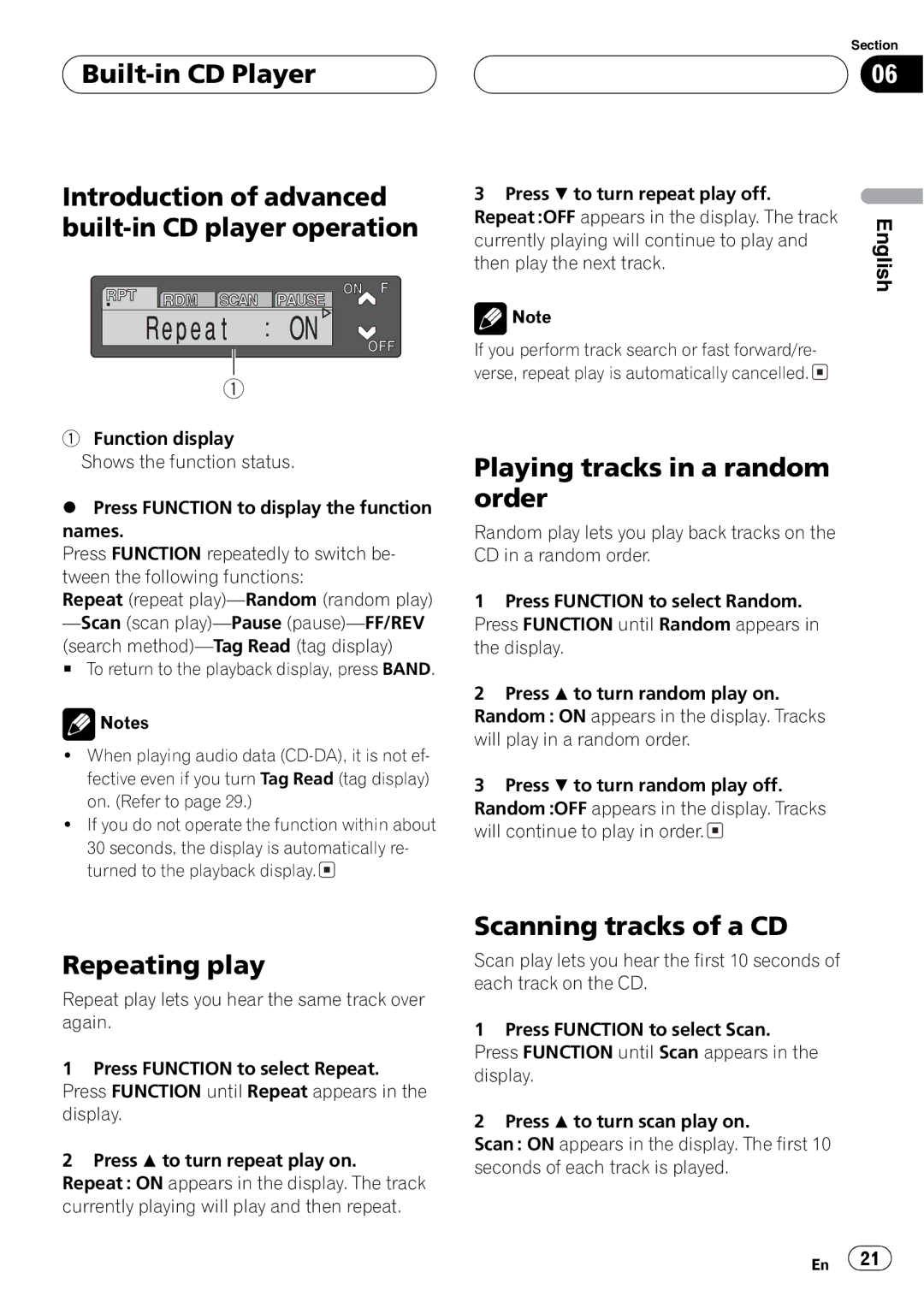 Pioneer P7500MP operation manual 