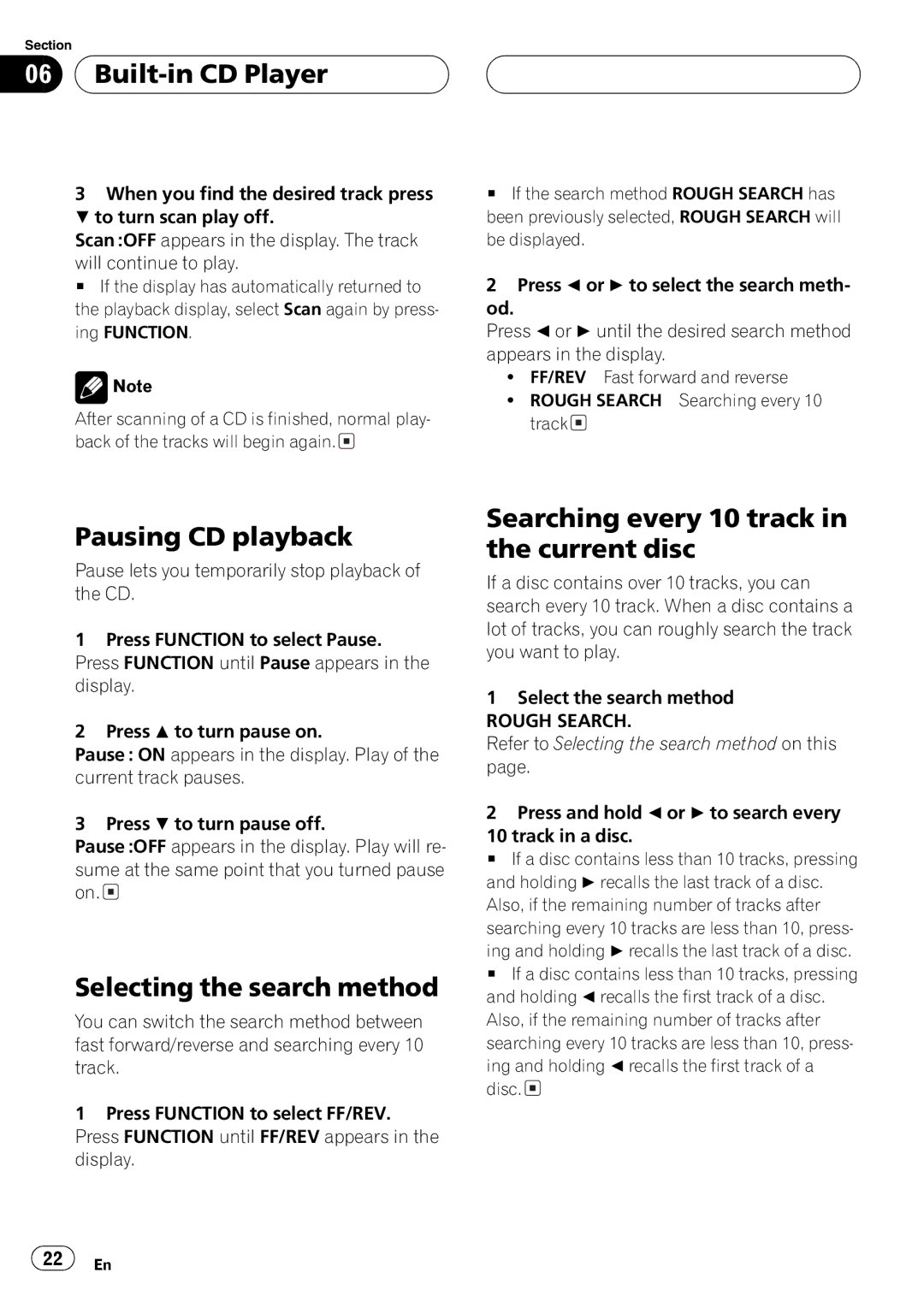 Pioneer P7500MP operation manual 