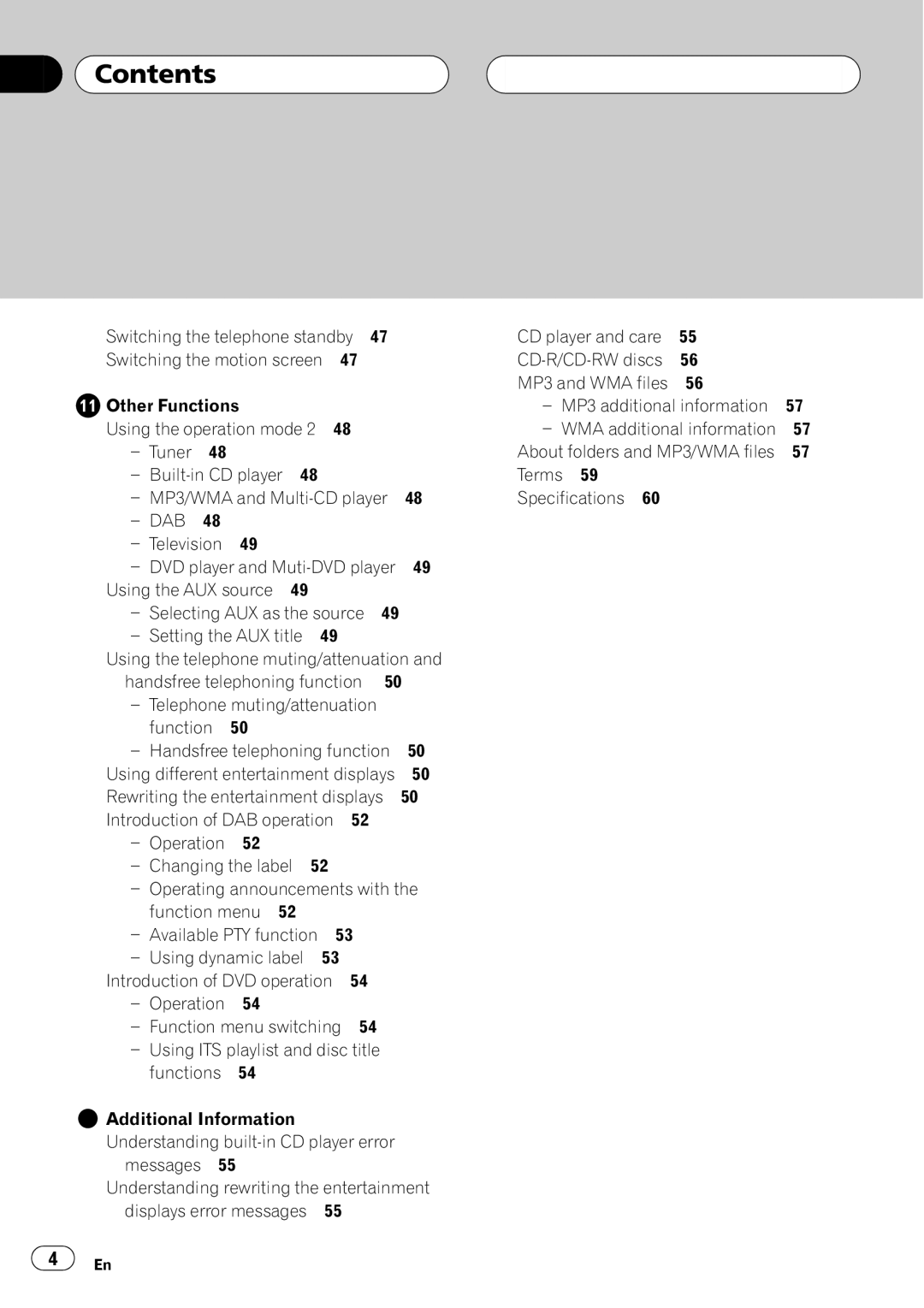 Pioneer P7500MP operation manual 