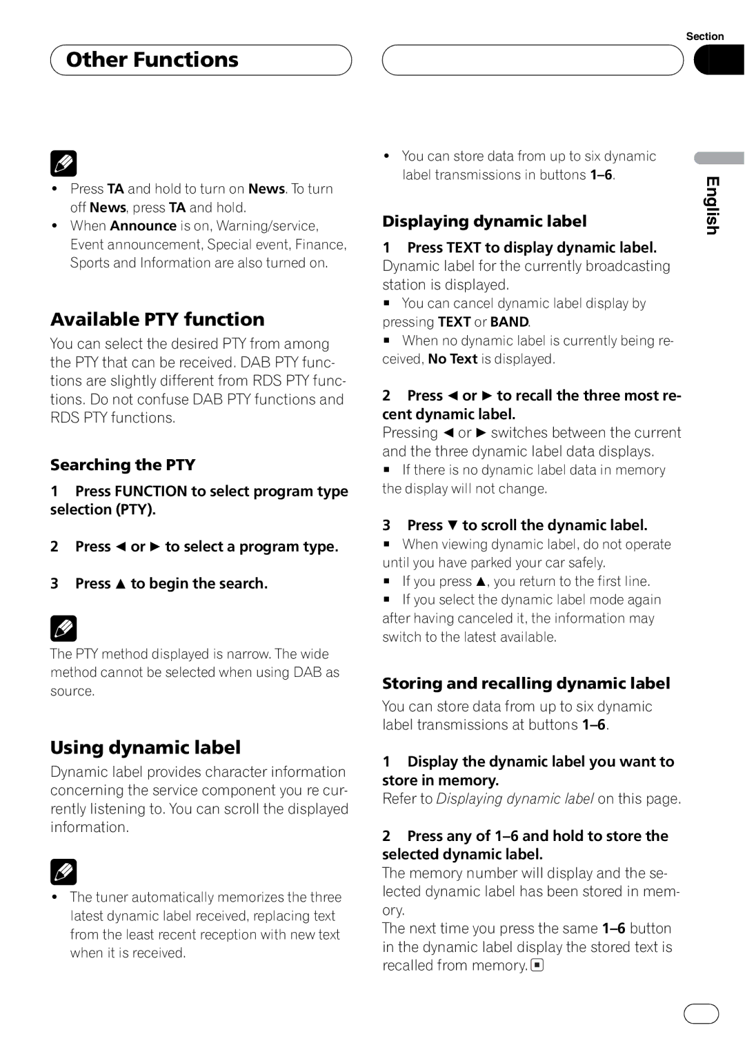 Pioneer P7500MP operation manual 