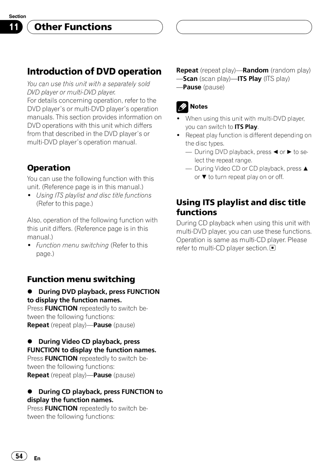 Pioneer P7500MP operation manual 