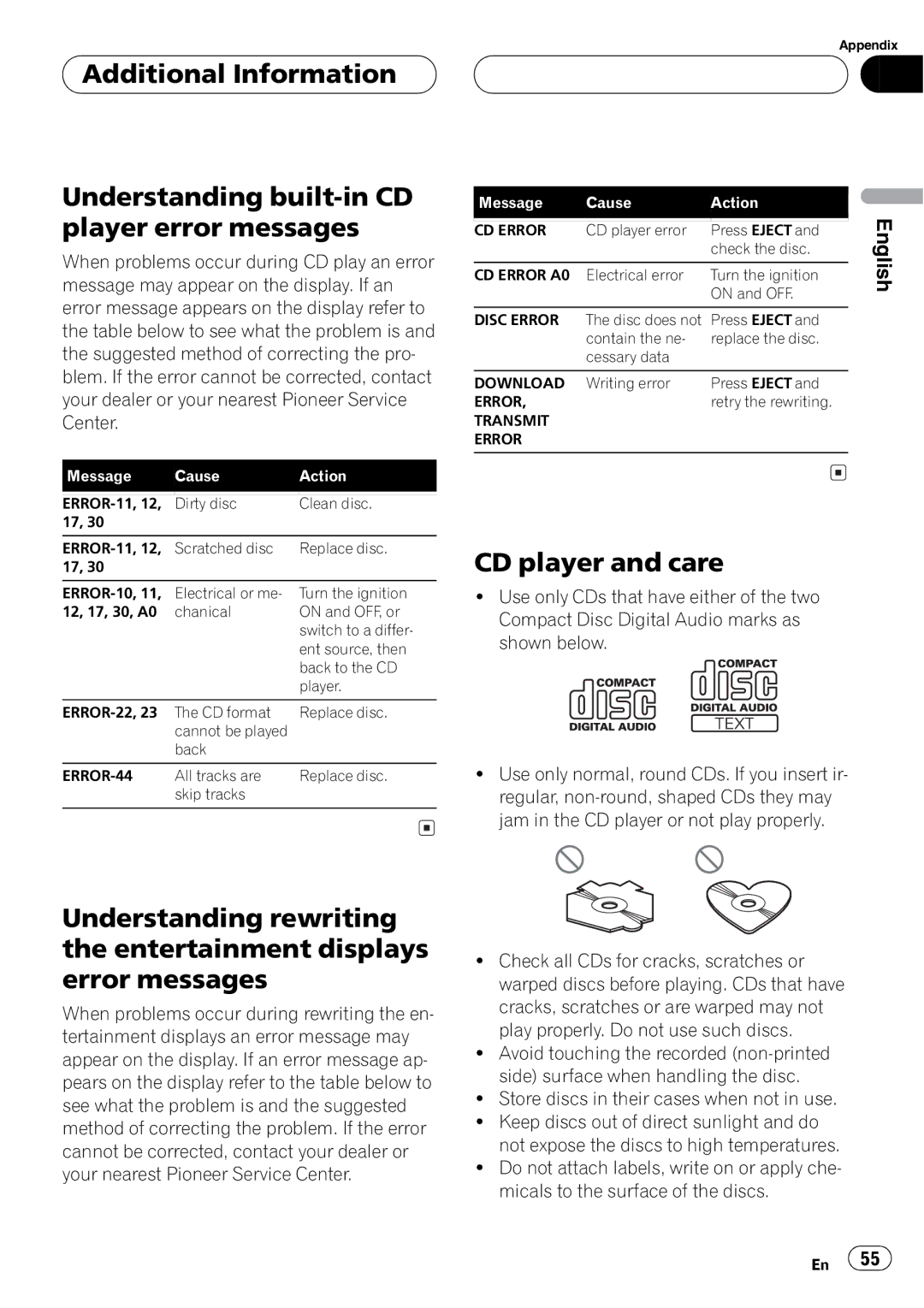 Pioneer P7500MP operation manual 