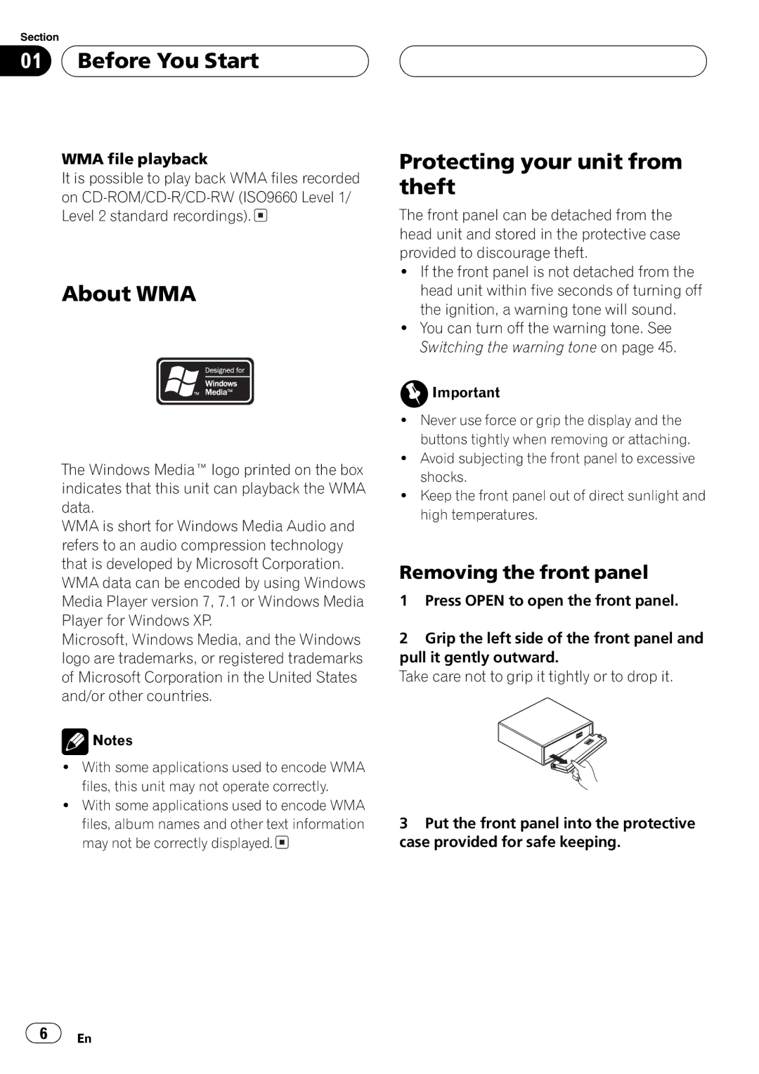 Pioneer P7500MP operation manual 