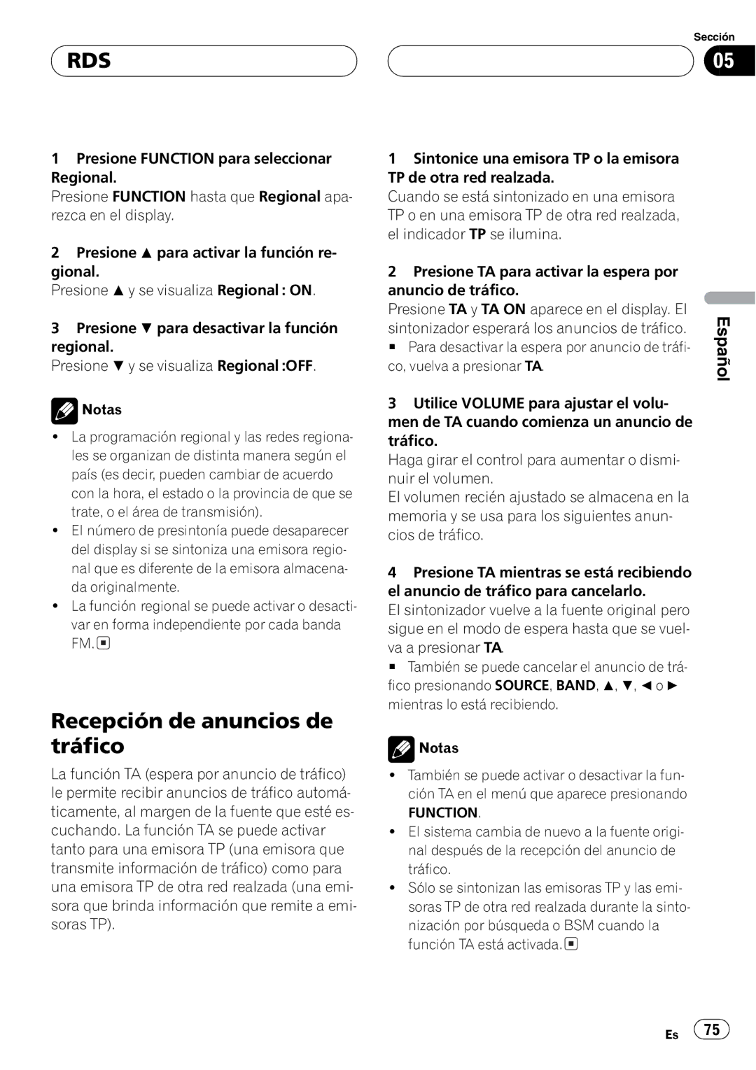 Pioneer P7500MP operation manual 