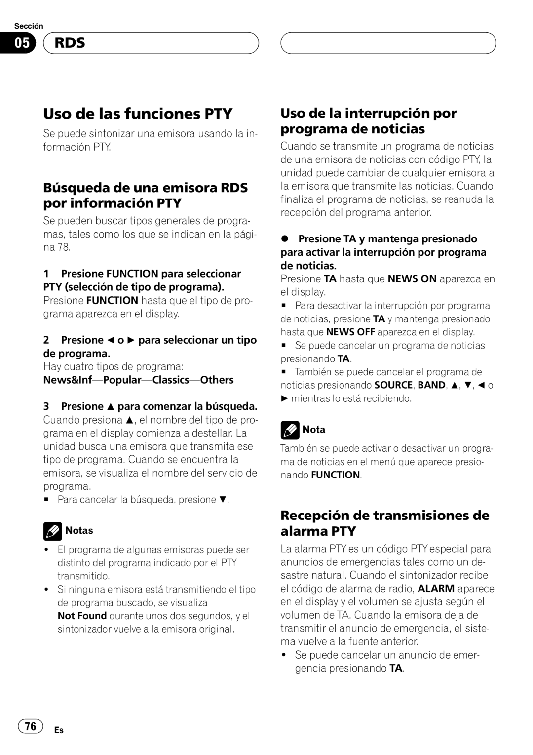 Pioneer P7500MP operation manual 