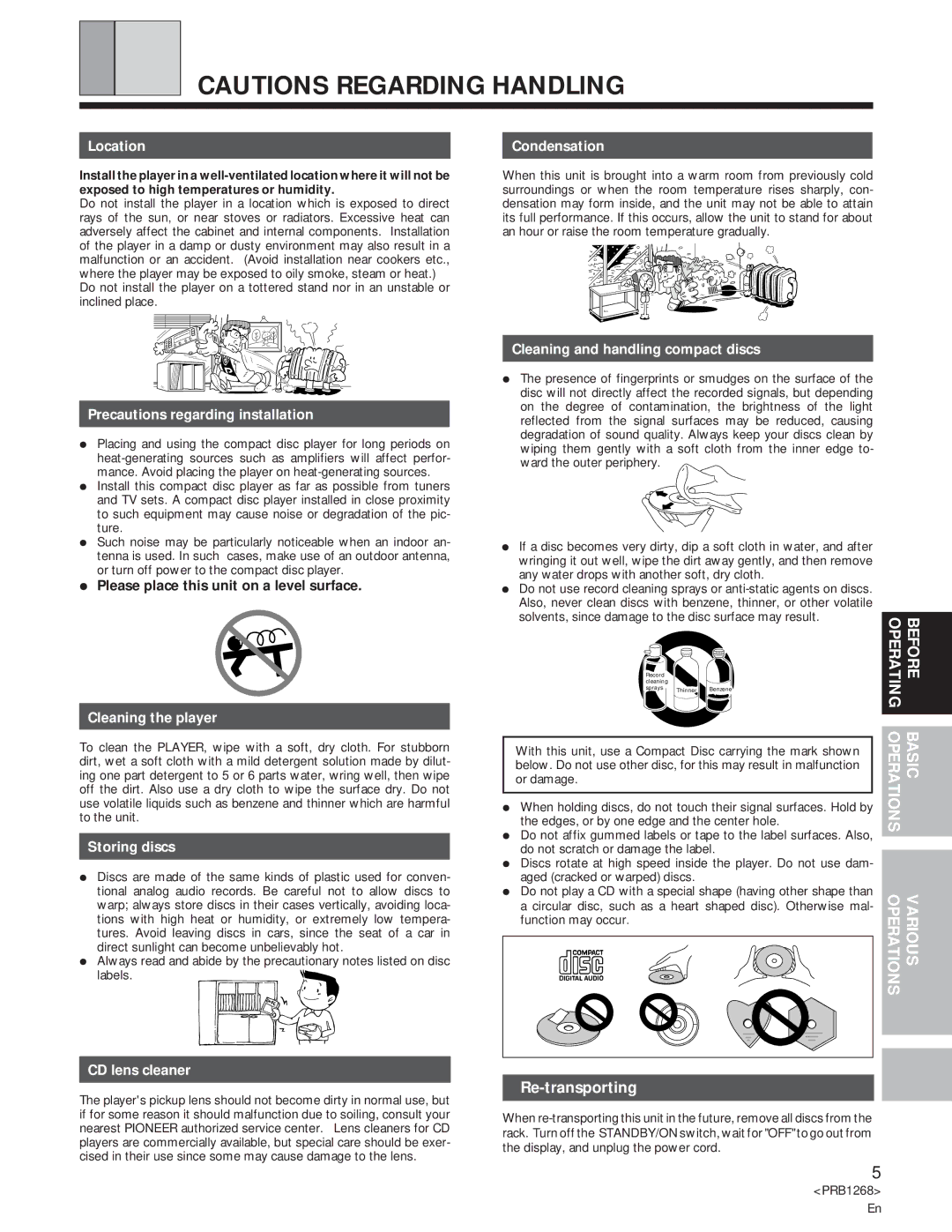 Pioneer PD-F907 specifications Solvents, since damage to the disc surface may result, Function may occur 