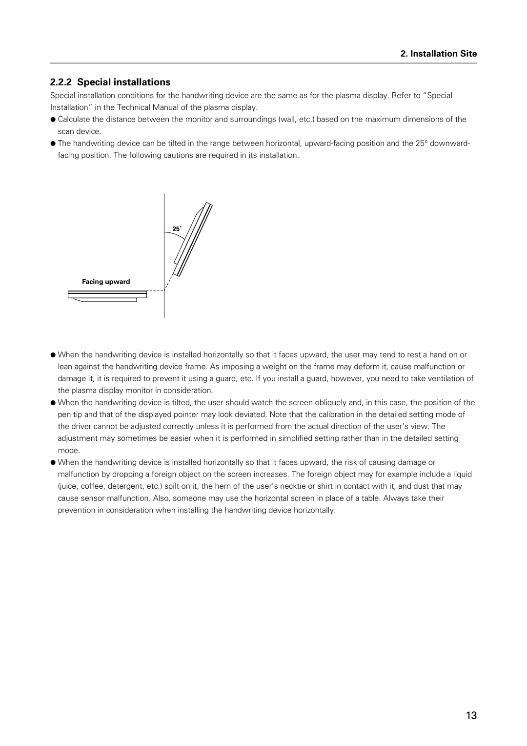 Pioneer PDK-50HW3 specifications Special installations 