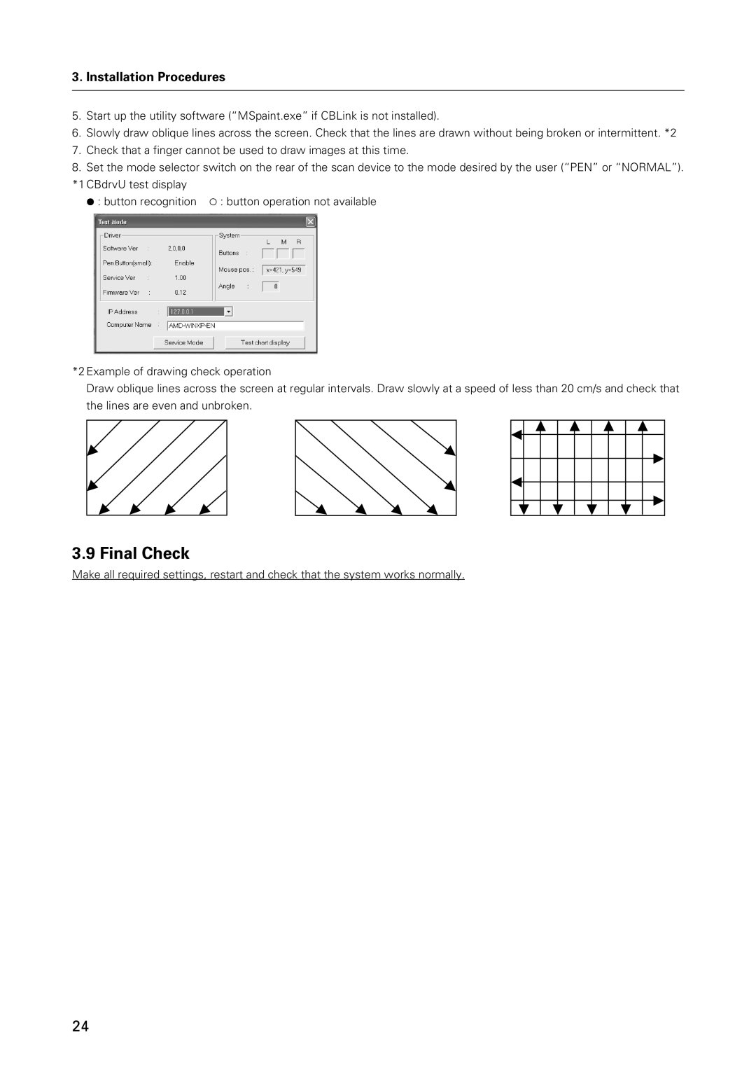 Pioneer PDK-50HW3 specifications Final Check 