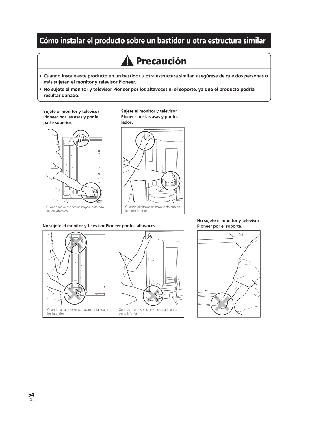 Pioneer PDK-TS33A, KRP-TS02 manual 