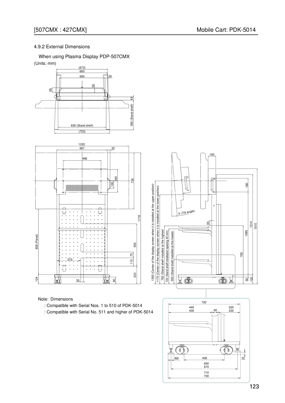 Pioneer PDP 427CMX technical manual 123 