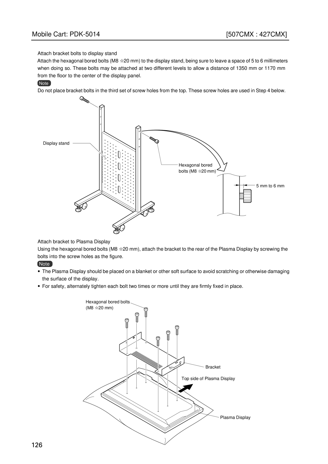 Pioneer PDP 427CMX technical manual 126 