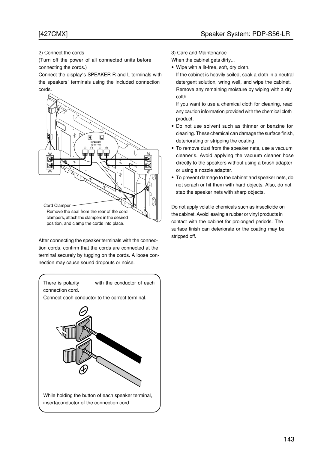 Pioneer PDP 427CMX technical manual 143 