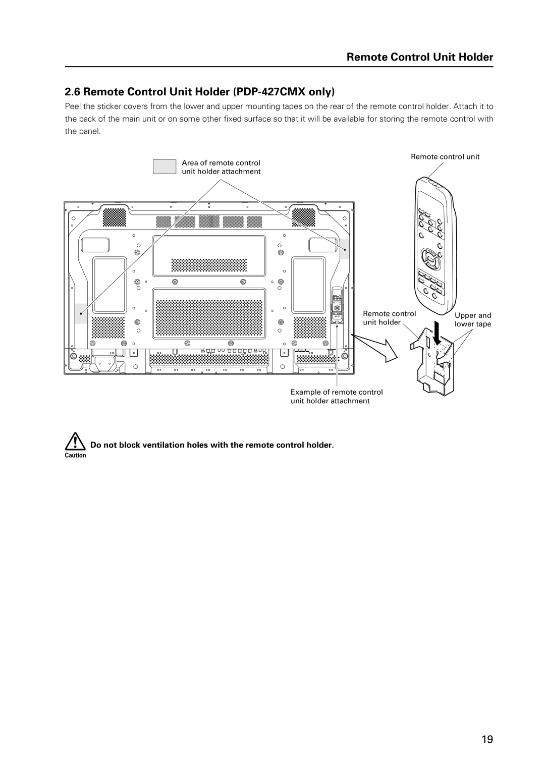 Pioneer PDP 427CMX technical manual 