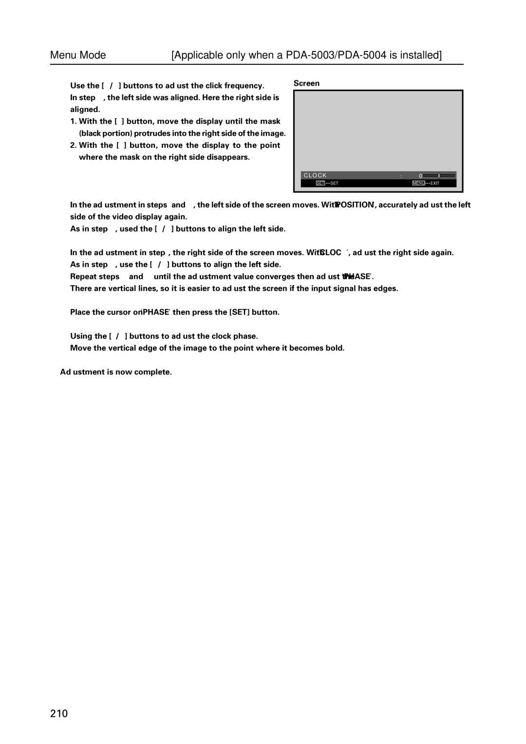 Pioneer PDP 427CMX technical manual 210 