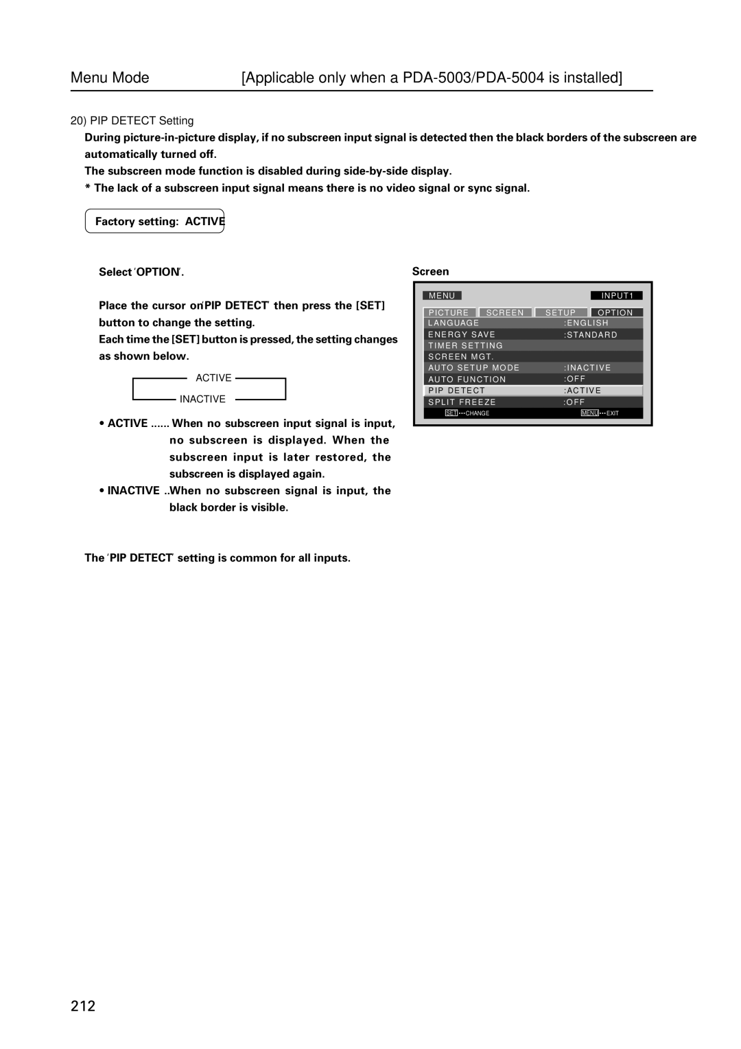 Pioneer PDP 427CMX technical manual 212 