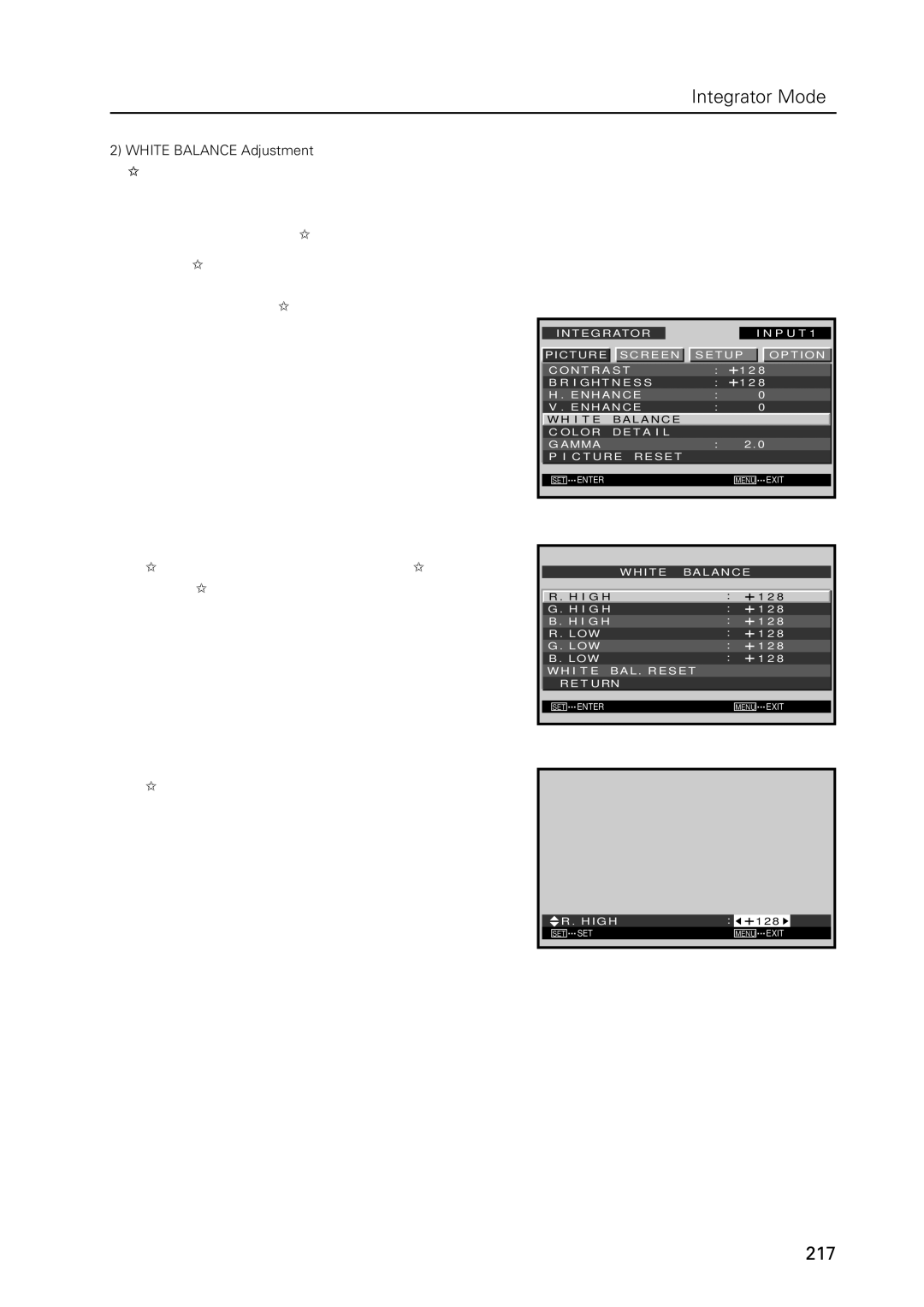 Pioneer PDP 427CMX technical manual White Balance Adjustment 