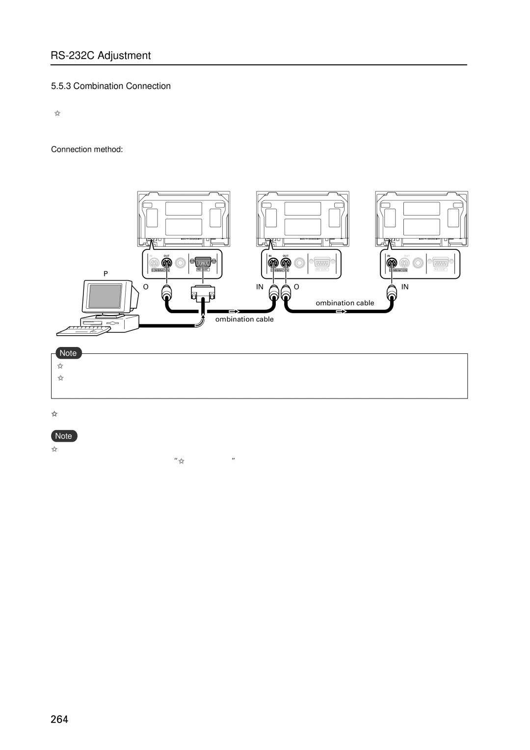 Pioneer PDP 427CMX Combination Connection, Connection method, Connect the panels as shown in the figure below 