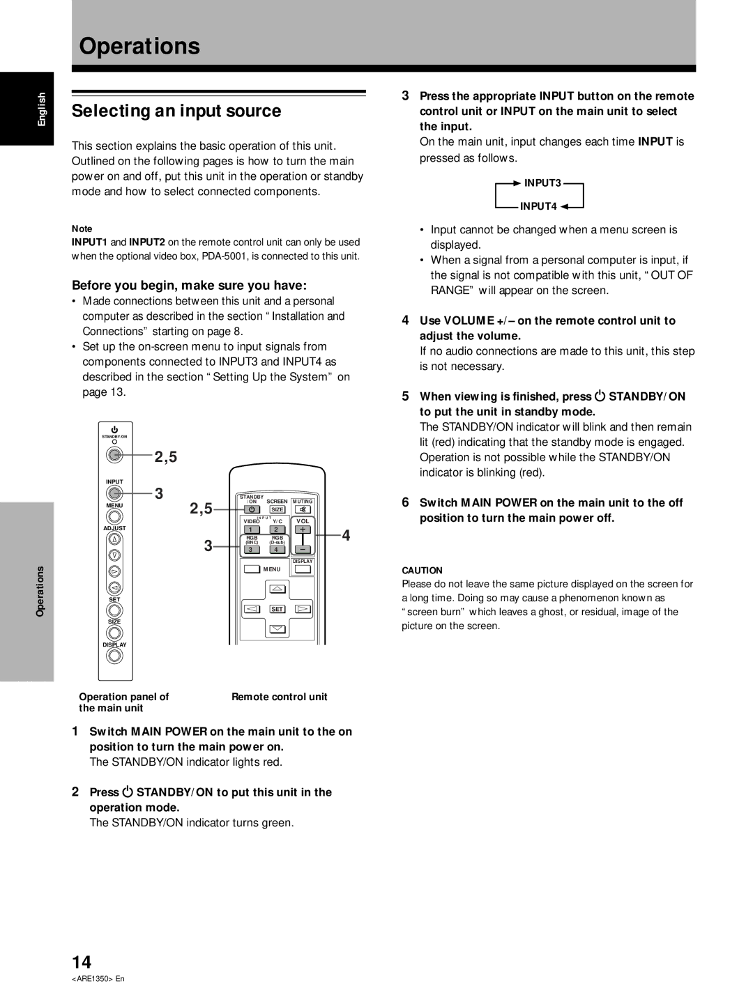 Pioneer PDP-502MXE manual Operations, Before you begin, make sure you have 