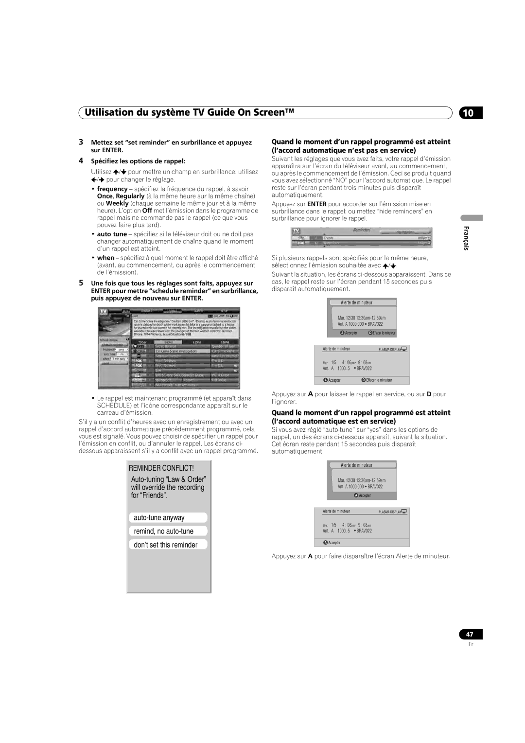 Pioneer PDP-5080HD operating instructions Mar /30 1230am-1259am Ant. a 1000.000 BRAV022 