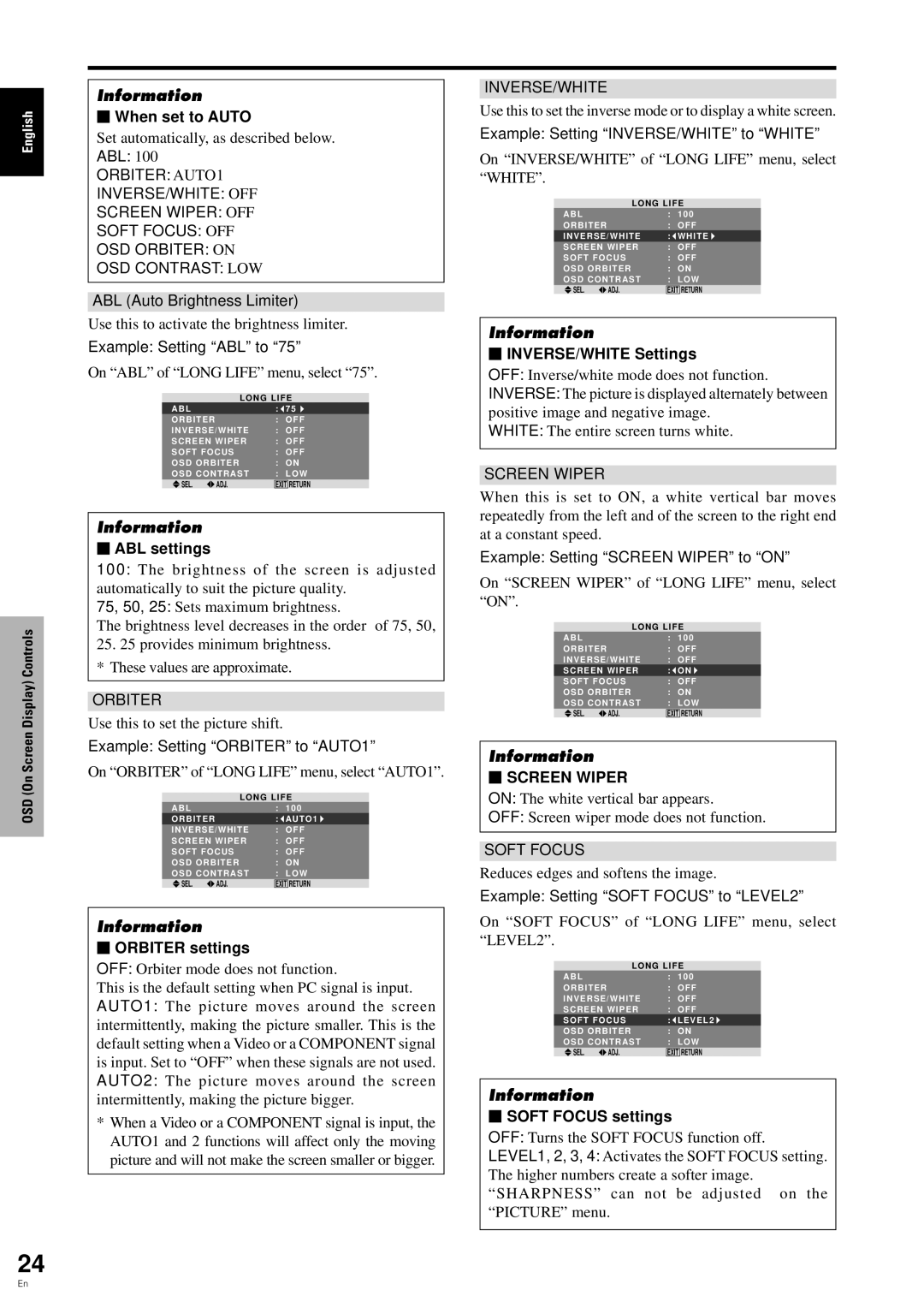 Pioneer PDP-6100HD manual  Screen Wiper 