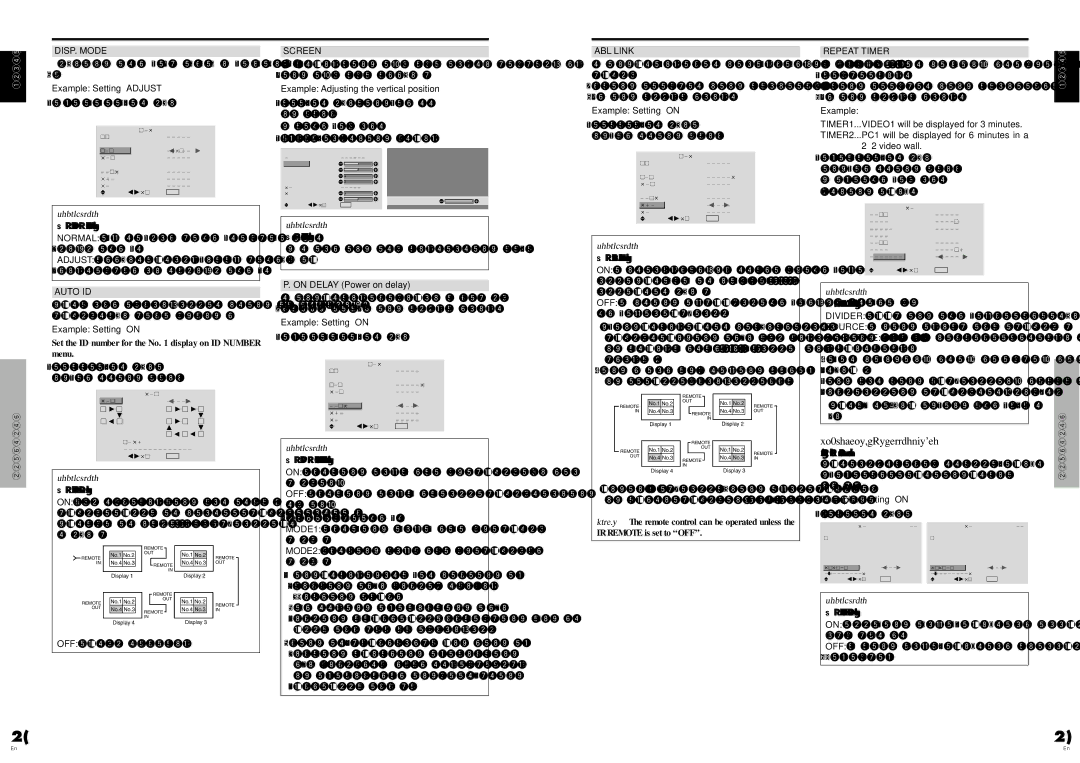 Pioneer PDP-614MX operating instructions Advanced OSD Settings Menu, Setting the menu mode 