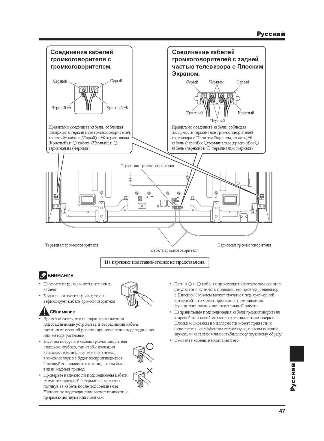 Pioneer PDP-S64 manual Pyccкий 