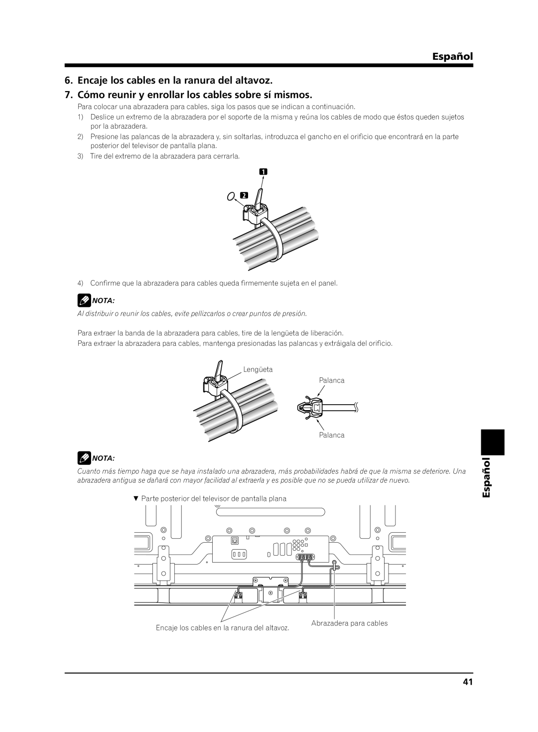 Pioneer PDP-S65 manual Español 