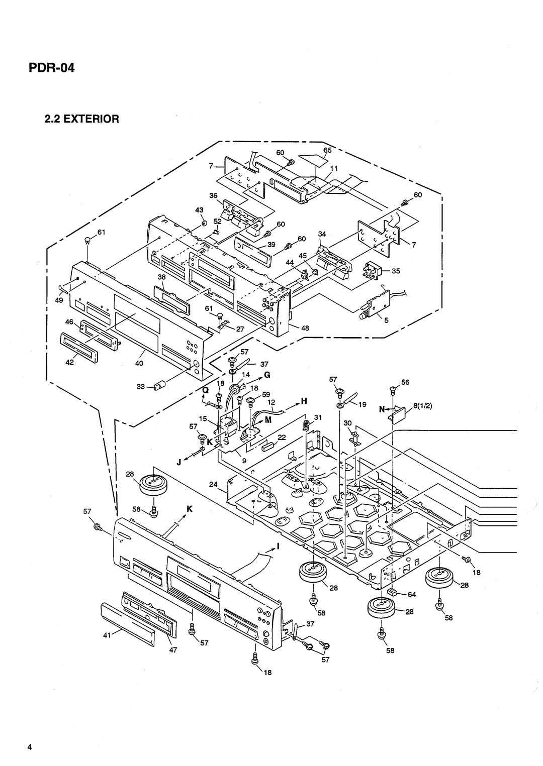 Pioneer PDR-04 manual 