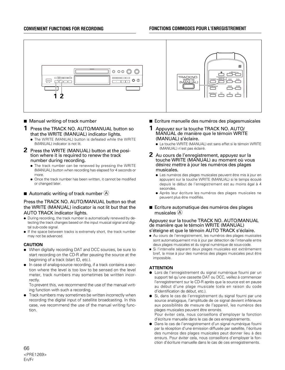 Pioneer PDR-555RW operating instructions Convenient Functions for Recording 