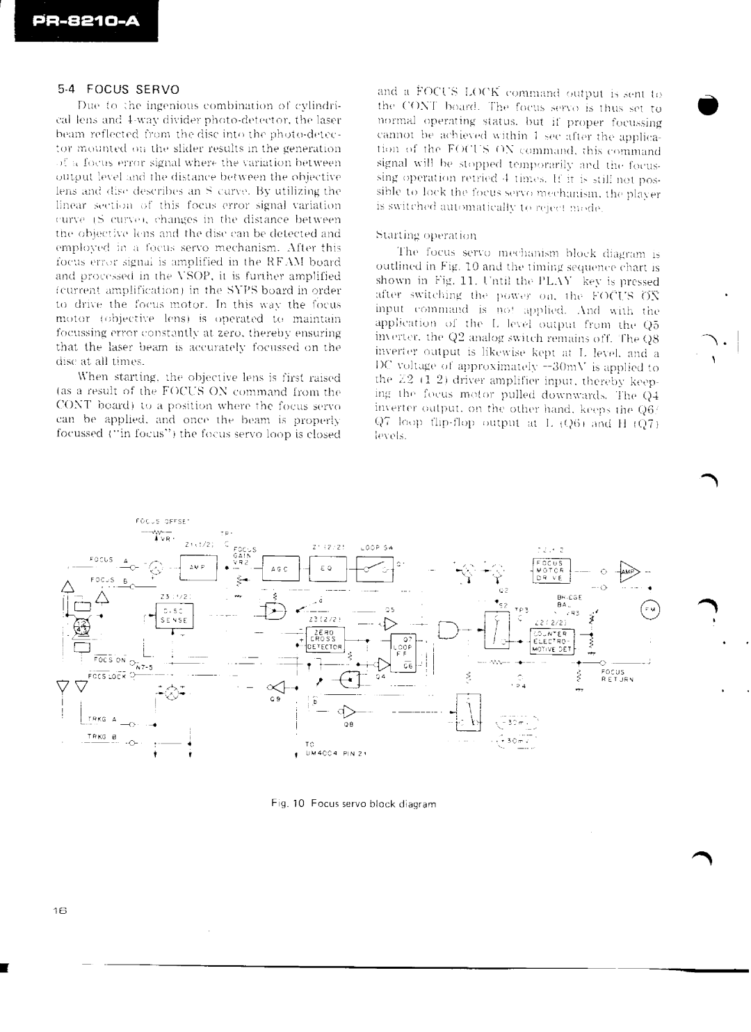 Pioneer PR-8210-A manual 