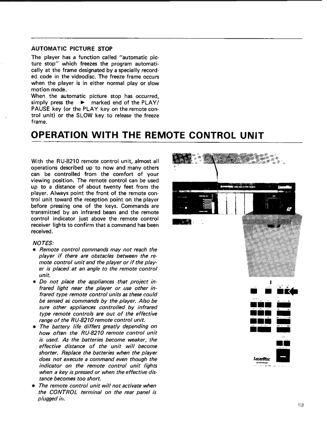 Pioneer PR-8210 manual 