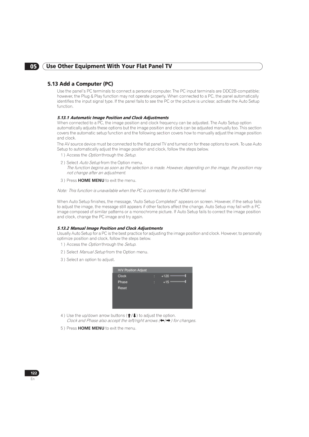 Pioneer PRO-151FD, PRO-111FD manual Add a Computer PC, Automatic Image Position and Clock Adjustments 