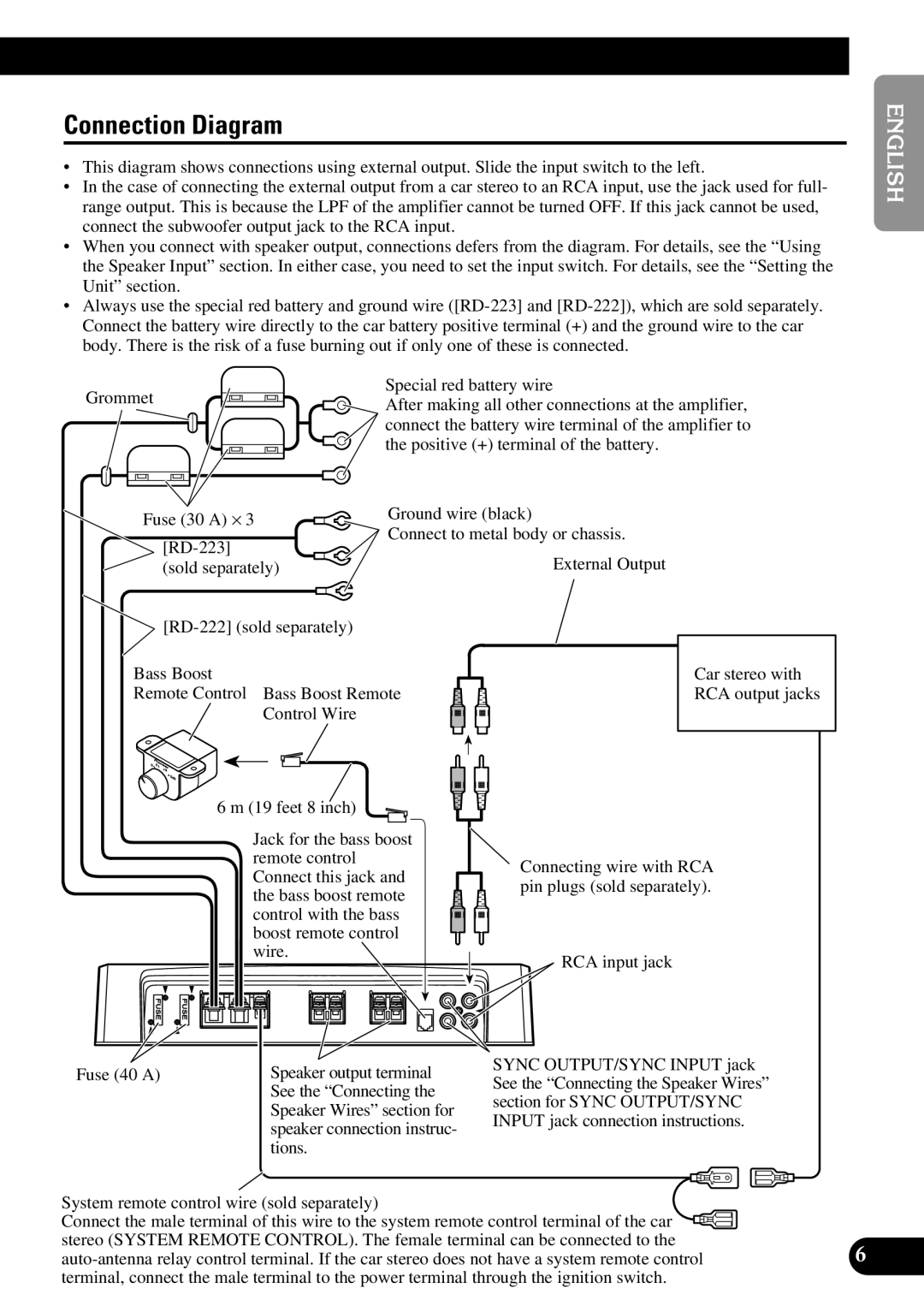 Pioneer PRS-D1000M owner manual Connection Diagram 