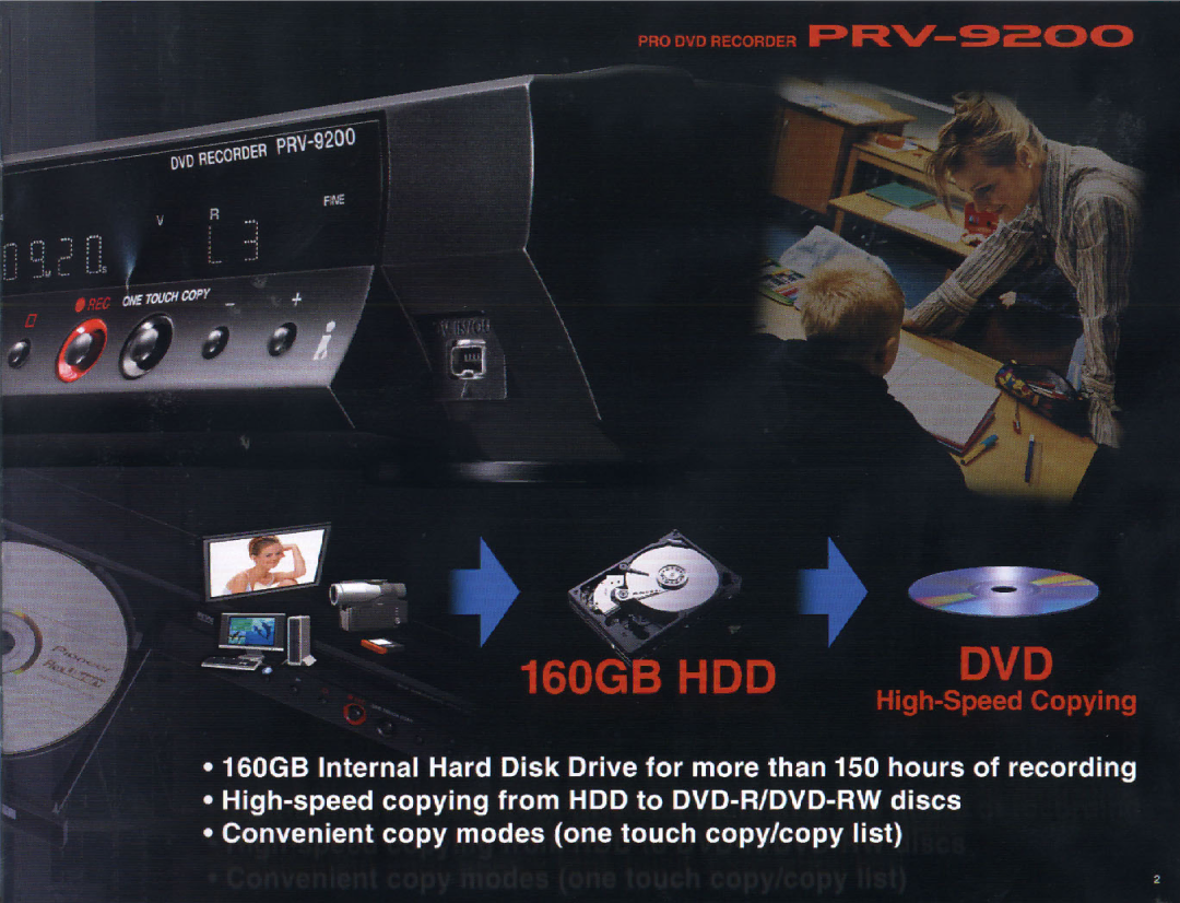 Pioneer PRV-9200 manual 