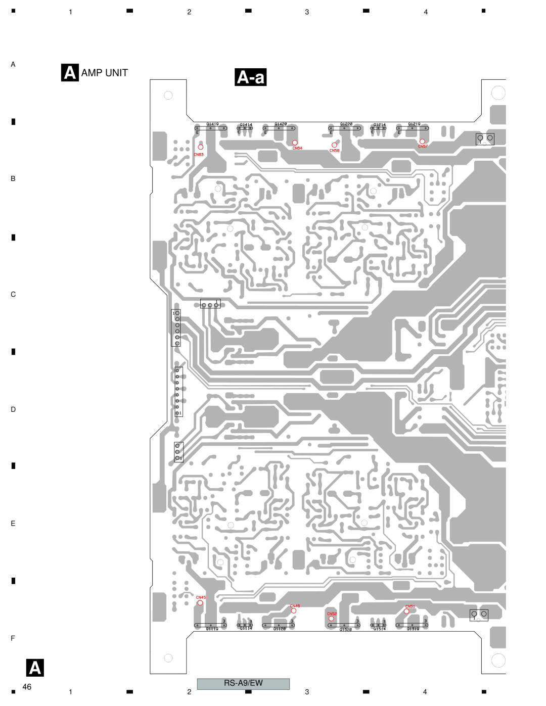 Pioneer RS-A9/EW manual A Amp Unit, C D E F 