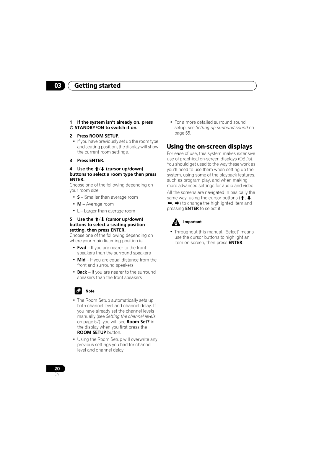 Pioneer S-DV313, XV-DV313 operating instructions Using the on-screen displays 