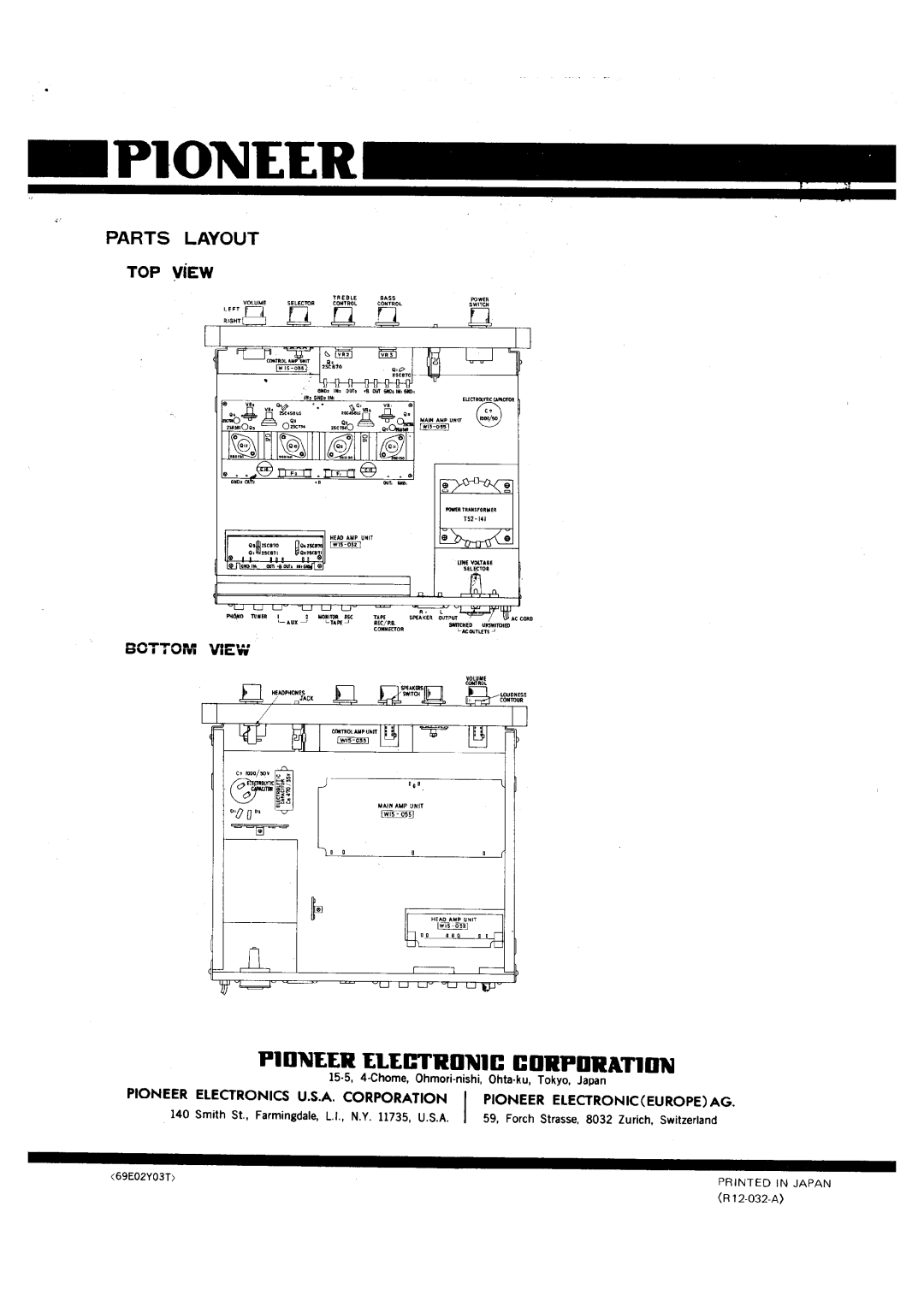 Pioneer SA-500 manual 