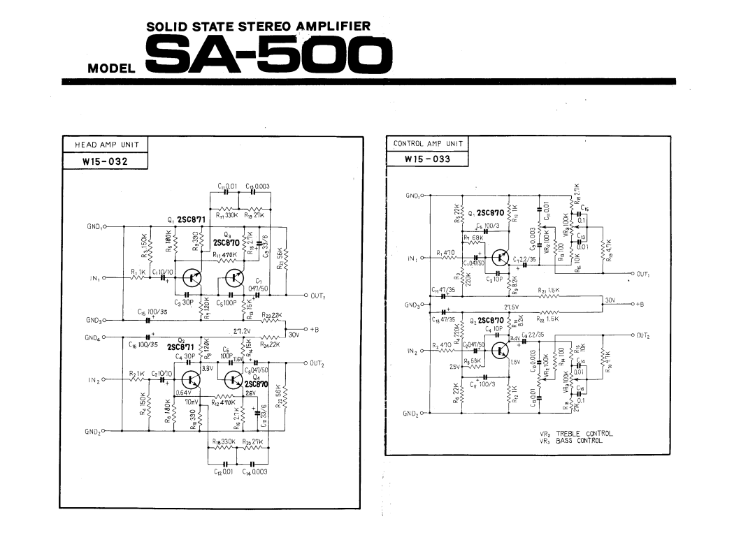 Pioneer SA-500 manual 