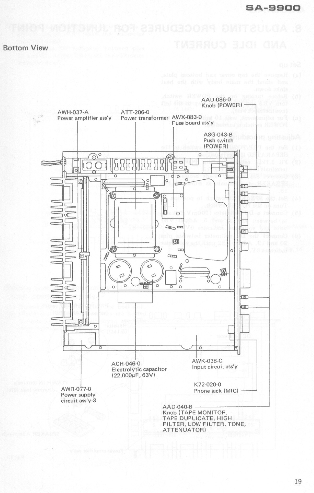 Pioneer SA-9900 manual 