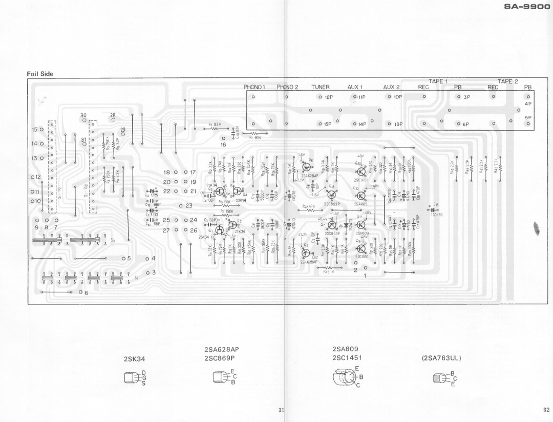 Pioneer SA-9900 manual 